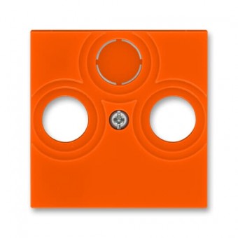 5011H-A00300 66  Kryt zásuvky anténní, s vylamovacím otvorem, oranžová